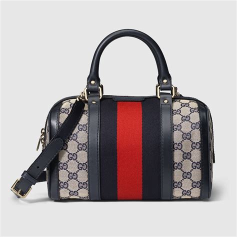 gucci vintage boston bag blue|Gucci microguccissima Boston satchel bag.